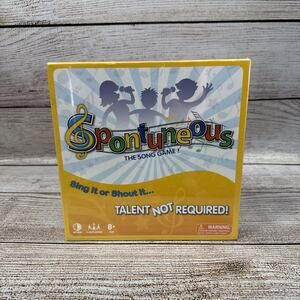 Spontuneous The Game Where Lyrics Come to Life - Talent NOT Required - Sealed